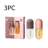 Day Night Instant Volume Lip Plumper Oil Clear Lasting Nourishing Repairing Reduce Lip Fine Line Care Lip Beauty Cosmetic - Heritage cosmetics and beauty care