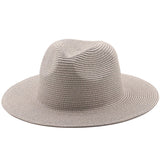 Large-Brimmed Straw Hat Men'S And Women'S Beach Jazz Hats - Heritage cosmetics and beauty care