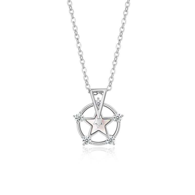 S925 Sterling Silver Ferris Wheel Pendant Design Necklace - Heritage cosmetics and beauty care