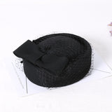 Trendy Women's Hats Fashion Veil Small Top Hats - Heritage cosmetics and beauty care