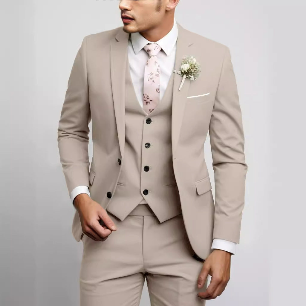 Men's Two Button Casual Versatile Suit Set - Heritage cosmetics and beauty care