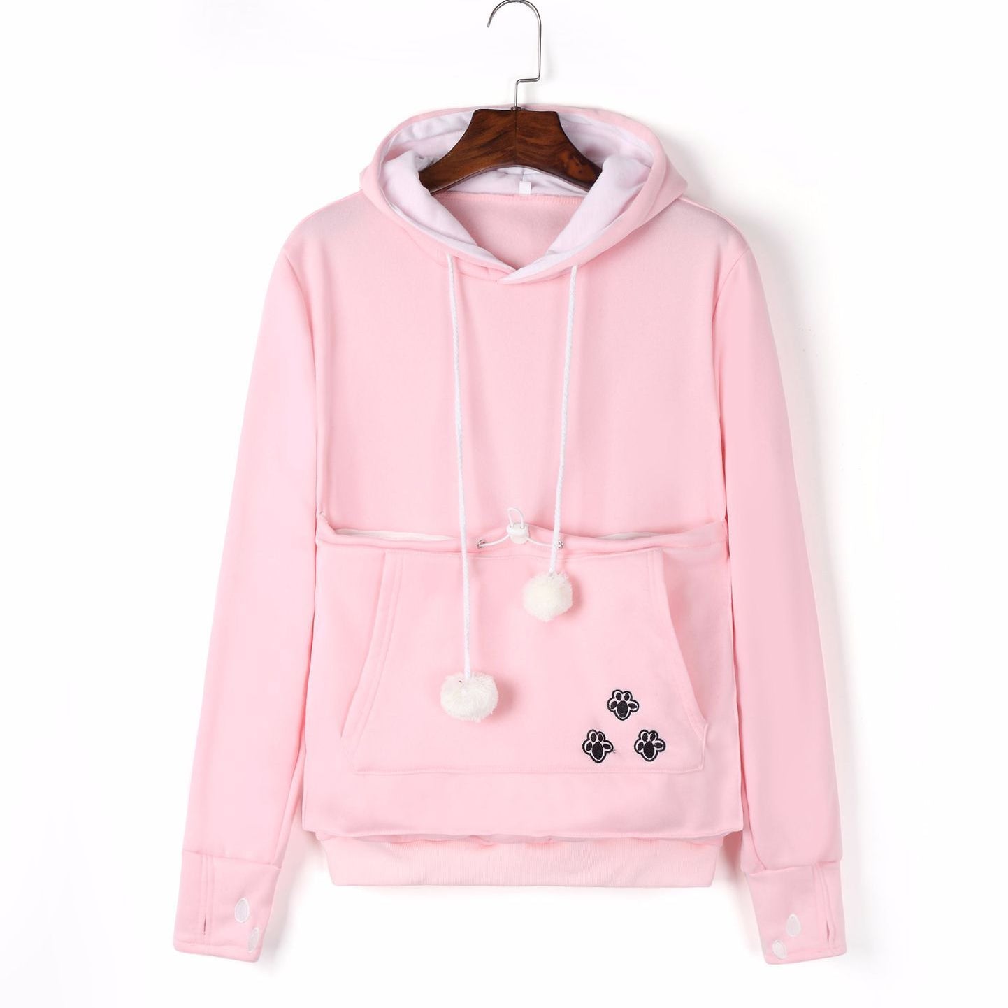 Cute Hoodies Pullover Sweatshirts With Pet Pocket For Cat Clothes Winter Women Heritage cosmetics and beauty care