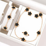 Lucky Flower Jewelry Suit - Heritage cosmetics and beauty care Heritage cosmetics and beauty care 0 Black