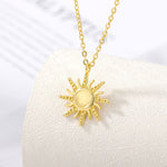 Fashion Cold Wind Retro Sun Flower Pendant Necklace - Heritage cosmetics and beauty care Heritage cosmetics and beauty care 8.00 0 Gold