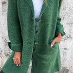 Cardigan Single-breasted Mid-length Coat - Heritage cosmetics and beauty care