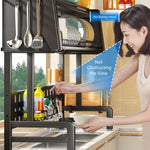 Retractable Hole Plate Kitchen Countertop Dish Drain Rack Multifunctional - Heritage cosmetics and beauty care