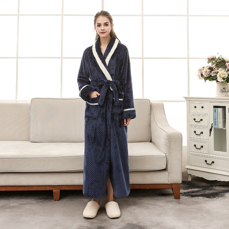 Women Pajamas Couple Gown Bathrobe Winter Robe - Heritage cosmetics and beauty care