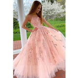 Camisole Ball Gown Long Tulle Lace Party Evening Gown - Heritage cosmetics and beauty care