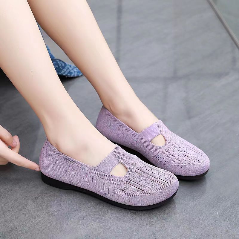 Women Flats Shoes Breathable Mesh Shoes Summer Light Loafers - Heritage cosmetics and beauty care