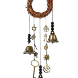 Witch Bell Protection Door Knob Pendant Rattan Wind Chimes - Heritage cosmetics and beauty care