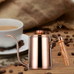 Thickened 304 Stainless Steel Wooden Handle Hand Brew Coffee Maker Heritage cosmetics and beauty care