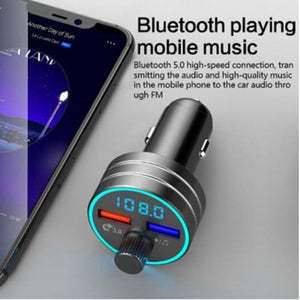 Bluetooth Transmitter Receiver Dual Usb Multifunction Car Charger Heritage cosmetics and beauty care