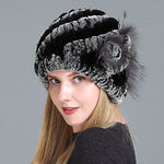 European And American Women's Fur Knitted Hats - Heritage cosmetics and beauty care