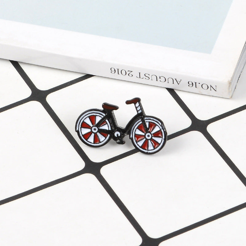 Cartoon Creative New Product Bicycle Brooch - Heritage cosmetics and beauty care