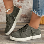 Denim Low-top Lace-up Sports Casual Shoes Heritage cosmetics and beauty care