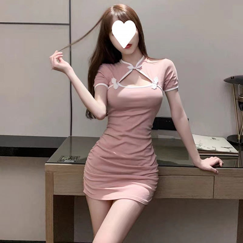 Women's Fashion Temperament Vintage Tight Dresses Heritage cosmetics and beauty care