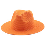 Large-Brimmed Straw Hat Men'S And Women'S Beach Jazz Hats - Heritage cosmetics and beauty care