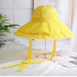 Summer Lace Up Sun Hat Seaside Beach  Protection - Heritage cosmetics and beauty care