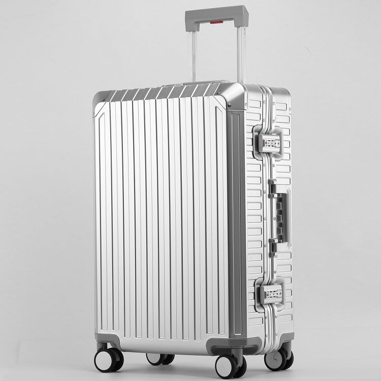 All-aluminum Magnesium Alloy Trolley Case Business Luggage - Heritage cosmetics and beauty care