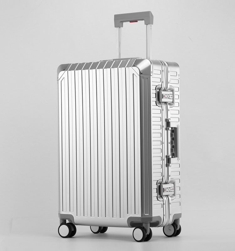 All-aluminum Magnesium Alloy Trolley Case Business Luggage - Heritage cosmetics and beauty care