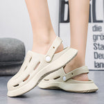 Fashion Clogs Shoes Summer Ankle-wrap Slippers Garden Beach Shoes - Heritage cosmetics and beauty care