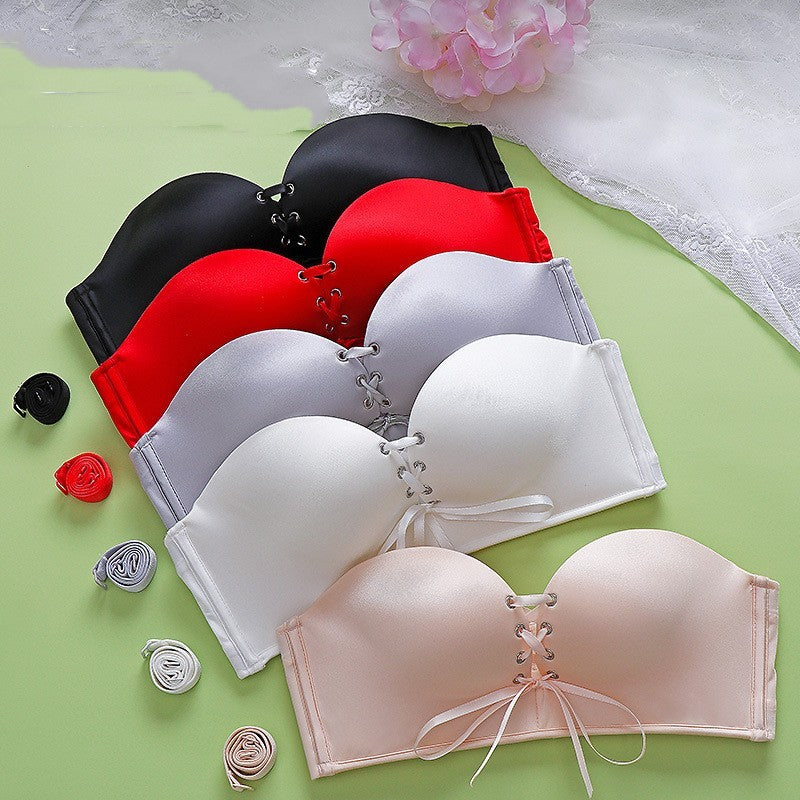 Strapless Bra Invisible Underwear Women's Set - Heritage cosmetics and beauty care