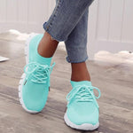 Women's Breathable Sneaker High-cut Lace-up Platform Casual Shoes - Heritage cosmetics and beauty care