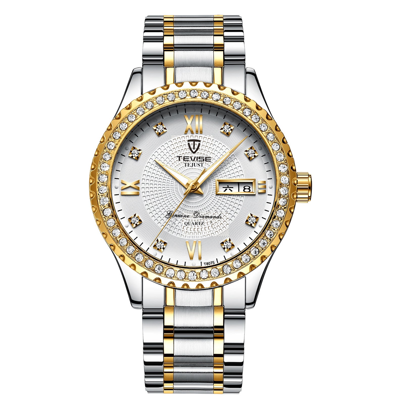 Couple Watches Quartz Gold Diamond Minimalist Wristwatches - Heritage cosmetics and beauty care