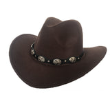 Punk Style Cowboy Hats And Felt For Men And Women - Heritage cosmetics and beauty care