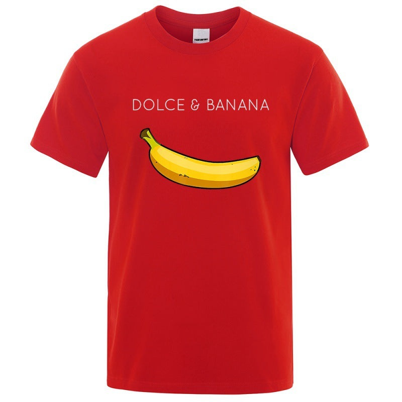 Dolce Banana Fashion Print Men T-shirts Heritage cosmetics and beauty care