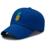 Embroidered Pineapple Baseball Cap Adjustable Cotton - Heritage cosmetics and beauty care