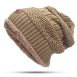 Autumn Winter Hats And Scarves For Men And Women With Velvet Thick - Heritage cosmetics and beauty care