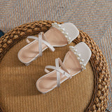 Transparent Ankle-strap Pearl High Heels - Heritage cosmetics and beauty care