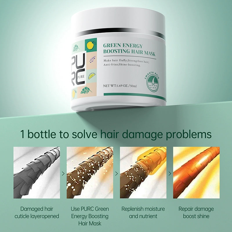 Repair Hair Mask Green Energy Keratin For Treatment Hair - Heritage cosmetics and beauty care