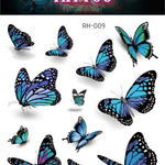 Waterproof Temporary Tattoo Sticker Small Butterfly Body Art Fake Tattoo Flash Tattoo Clavicle Female - Heritage cosmetics and beauty care