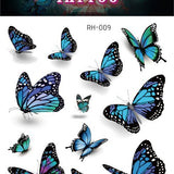 Waterproof Temporary Tattoo Sticker Small Butterfly Body Art Fake Tattoo Flash Tattoo Clavicle Female - Heritage cosmetics and beauty care