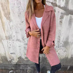 Cardigan Single-breasted Mid-length Coat - Heritage cosmetics and beauty care