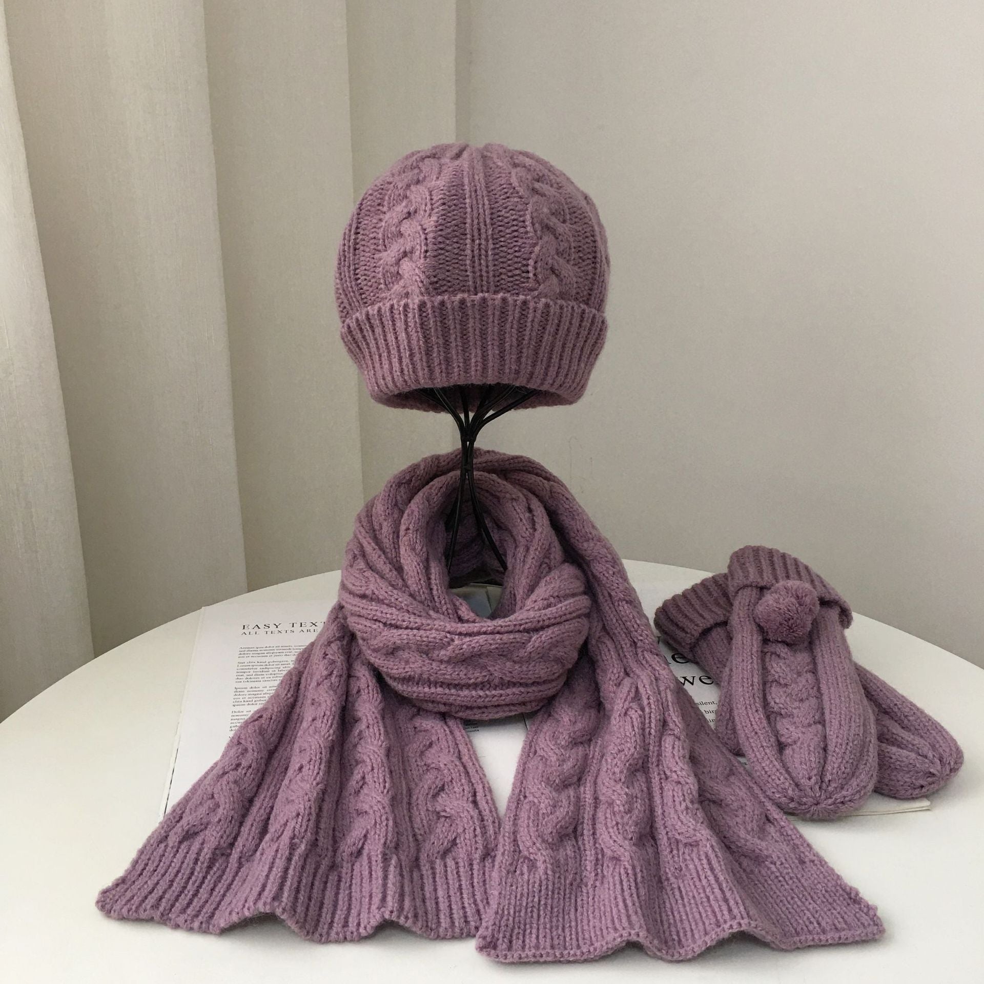 Men's And Women's Parent-child Warm Woolen Hats - Heritage cosmetics and beauty care