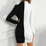 Fashion Suit Women Blazer Dress Turn Down Neck Long Sleeve - Heritage cosmetics and beauty care