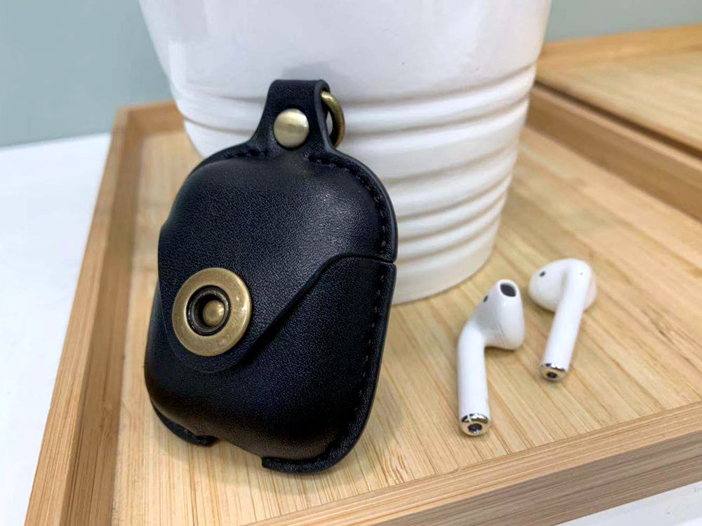 Compatible with Apple, AirPods leather earphone cover Heritage cosmetics and beauty care