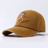 Women Cartoon Teddy Bear Embroidery Dad Hats - Heritage cosmetics and beauty care