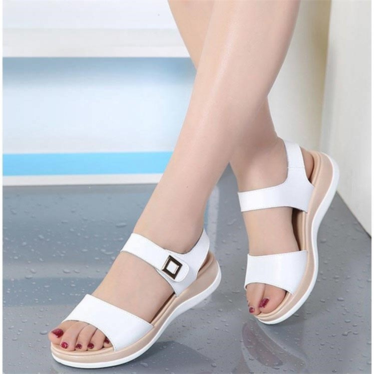 All-match flat soft sandals - Heritage cosmetics and beauty care