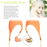 Cute Cartoon Earphone In Ear Headphones With Mic 3.5mm Wired Gaming Headset Cosplay Elf Ears Earphones Best Gift For Girls Kids Heritage cosmetics and beauty care