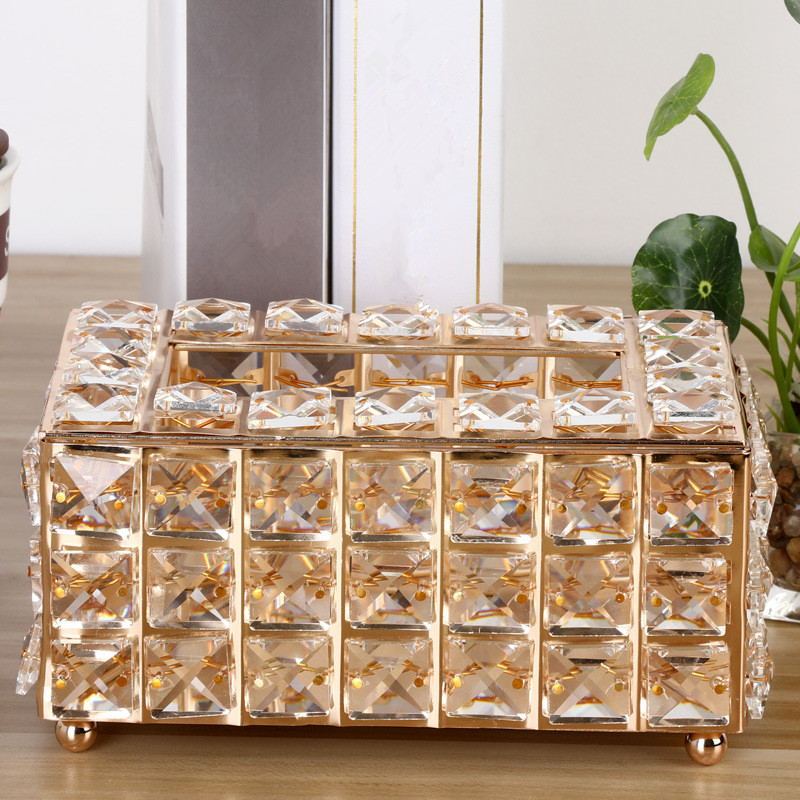 Rhinestone Tissue Box Paper Rack - Heritage cosmetics and beauty care