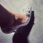 Fashion High Heels Crystal Slippers - Heritage cosmetics and beauty care