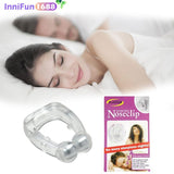 Silicone Magnetic Anti Snore Stop Snoring Nose Clip Sleep Tray Sleeping Aid Apnea Guard Night Device - Heritage cosmetics and beauty care