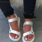 Velcro flat casual sandals - Heritage cosmetics and beauty care