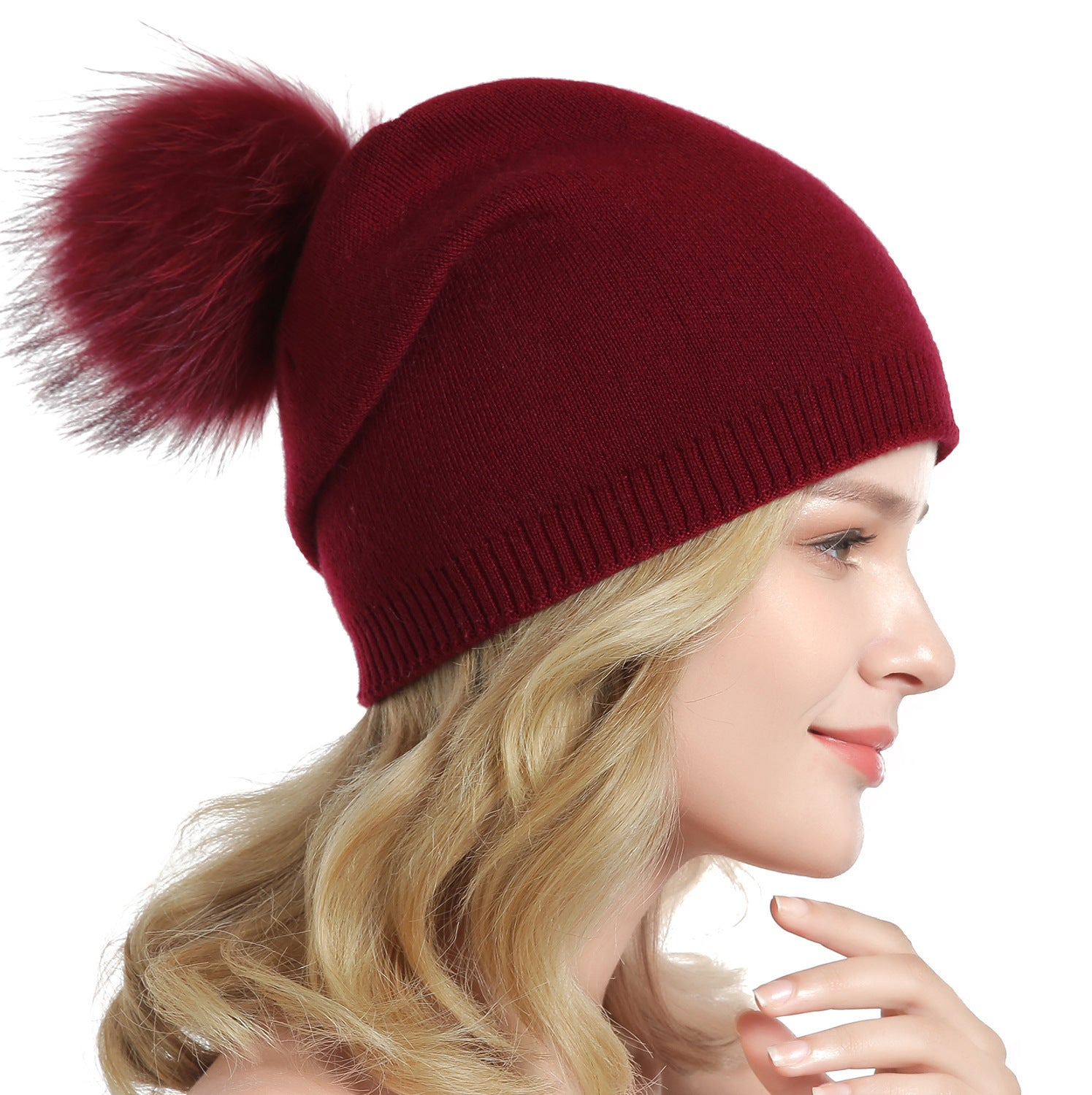 Fur Pompom Hats - Heritage cosmetics and beauty care