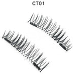 3D double magnet false eyelashes 24P double magnet false Mascara free magnetic false eyelash double magnet eyelashes - Heritage cosmetics and beauty care