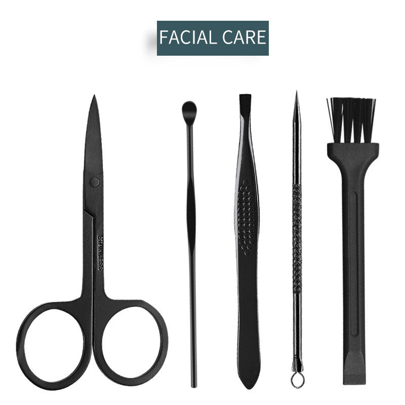 16pcs set Nail Clipper Cutter Grooming Kit Manicure Set Pedicure - Heritage cosmetics and beauty care